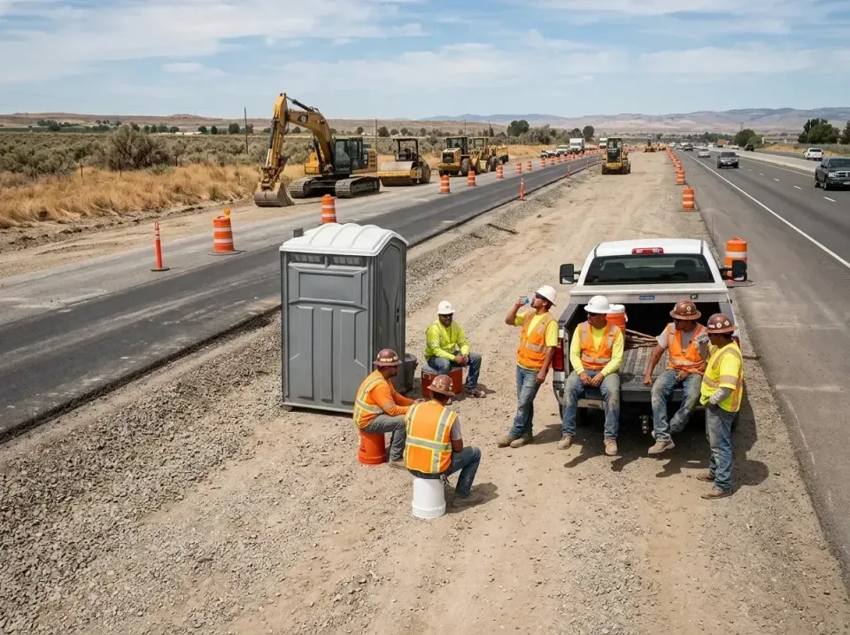 highway-road-construction-crew-007 — frequently asked questions, Porta Potty and Restroom Rentals in Abernathy, TX